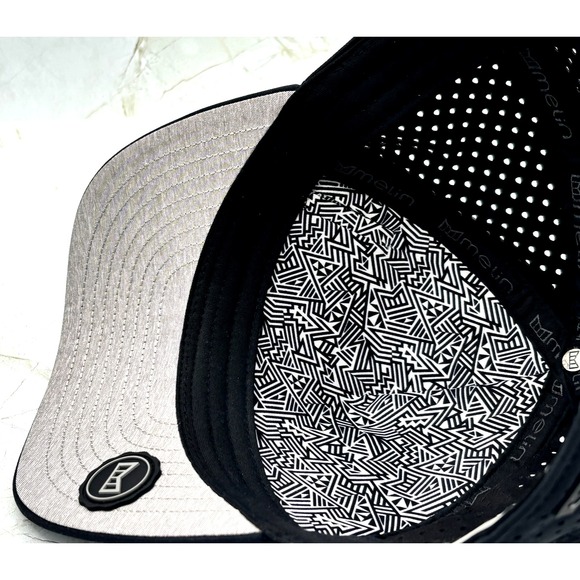 Melin Odysea Stacked Hydro Classic Performance Snapback Hat Cap Black Camo Sz Sm - Picture 14 of 16